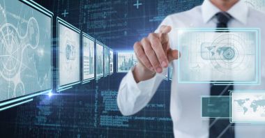 Çok dokunaklı ve etkileşim işadamı 