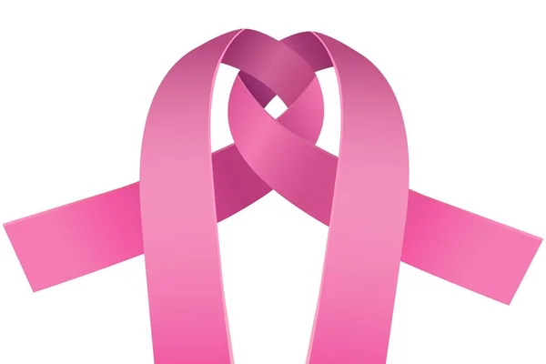 Roze linten en borst kanker bewustzijn concept — Stockfoto