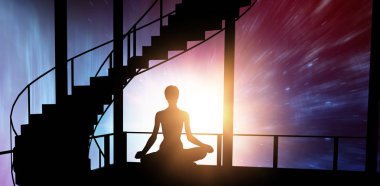 kadın pratik meditasyon