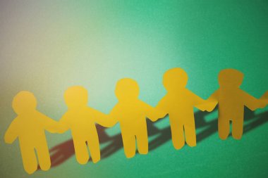 Sarı el holding kağıt