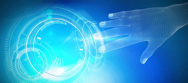 Dijital bileşik karşı insan eli 