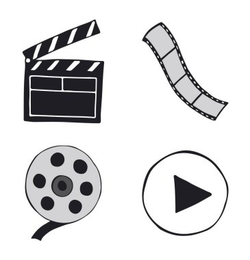 çokluortam simgeleri dizisi