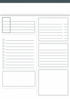 Günlük planlayıcısı şablonu düzeni