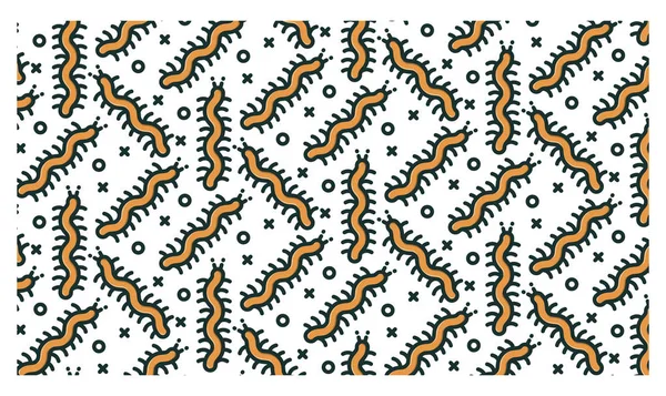 Imagen vectorial de ciempiés arrastrándose — Archivo Imágenes Vectoriales