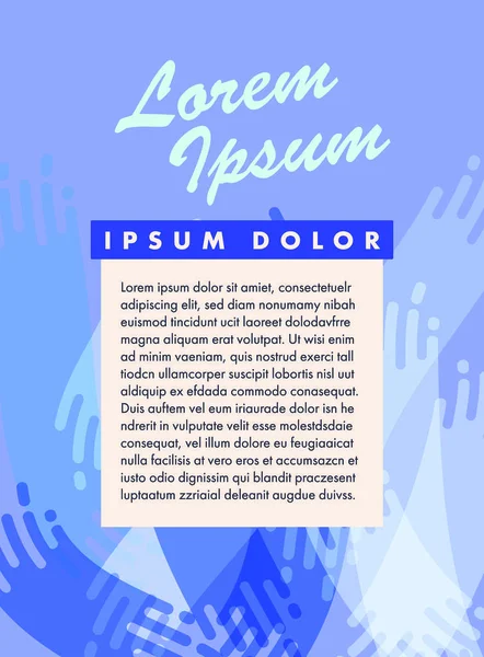 Karta s textem lorem ipsum dolor — Stockový vektor