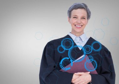 Kitap ile kadın yargıç 