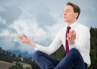 meditasyon iş adamı