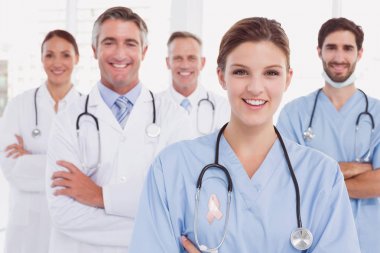 doctors standing together clipart
