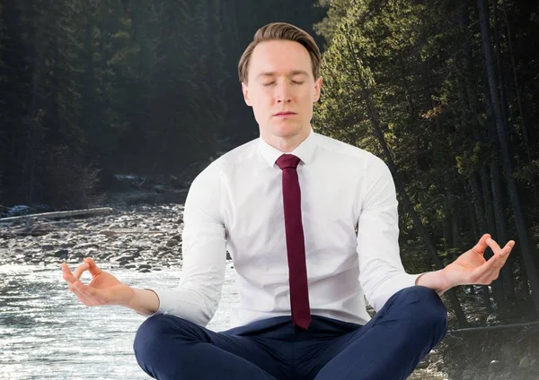 meditasyon iş adamı 