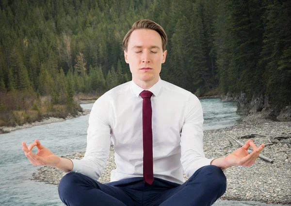 meditasyon iş adamı 