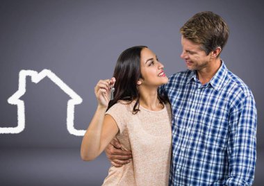 House ile Coupe Holding anahtar 