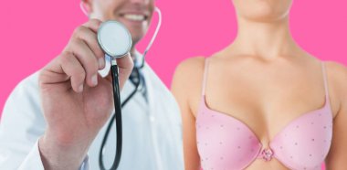 Doktor stetoskop ile incelenmesi 