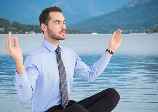 meditasyon iş adamı 