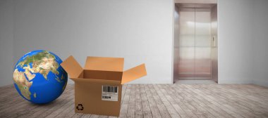 Seyyare yerküre ve kahverengi kutusu