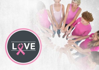 Eller birlikte koyarak kadın