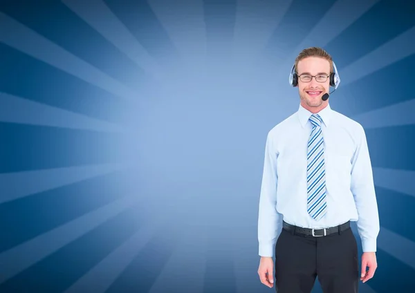 Customer care service man — Stock Photo, Image