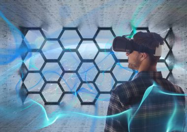 Vr alanı odadaki adamla