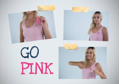 Meme Kanseri Bilinçlendirme kolaj