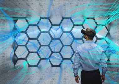 Vr alanı odadaki adamla