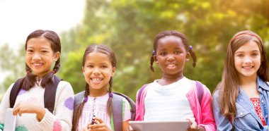  Arkadaş grubu dijital Tablet