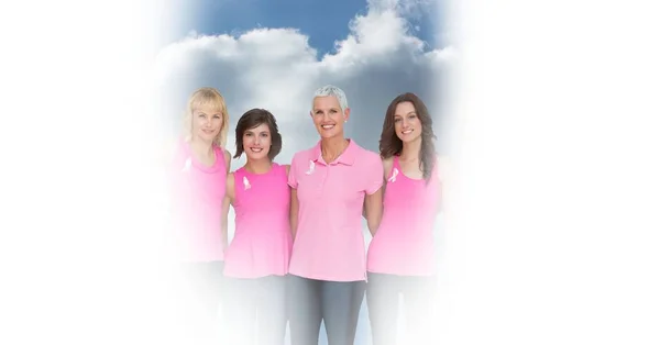Breast cancer kvinnor — Stockfoto