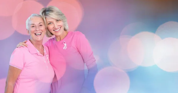Mulheres com câncer de mama em transição — Fotografia de Stock