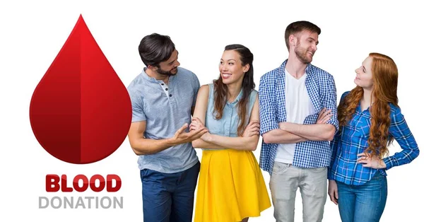 人和血液捐赠概念 — 图库照片