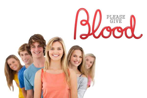 Menschen und Blutspendekonzept — Stockfoto