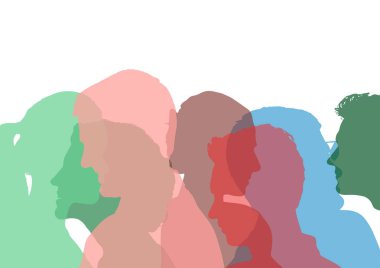 insanlar renk siluet