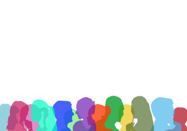 insanlar renk siluet