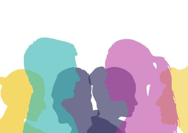 insanlar renk siluet