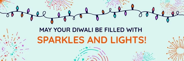 Sparkles and Lights Diwali — Stock Photo, Image