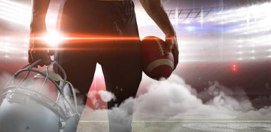 duman ile ışıklı Stadyumu