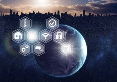 Şeyler Internet arabiriminin simgeler