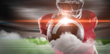 Gece stadyumda bir oyuncu