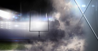 Spor stadyum ışıkları geçiş efekti 