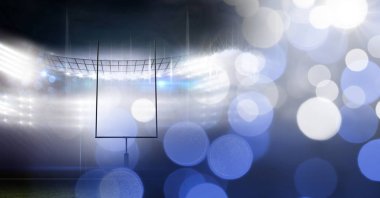 Spor stadyum ışıkları geçiş efekti 