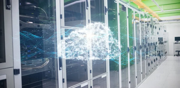 bulut parlayan ve bağlantı çizgileri