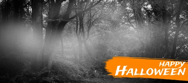 Veselý Halloween Text — Stock fotografie