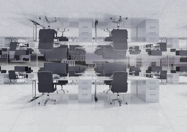 ters office manzarası ile