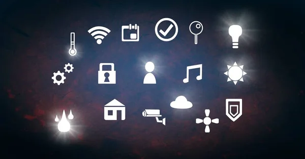 Icons interface of Internet Of Things — Stock Photo, Image