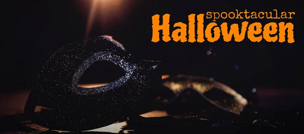 Spektakulär Halloween text — Stockfoto