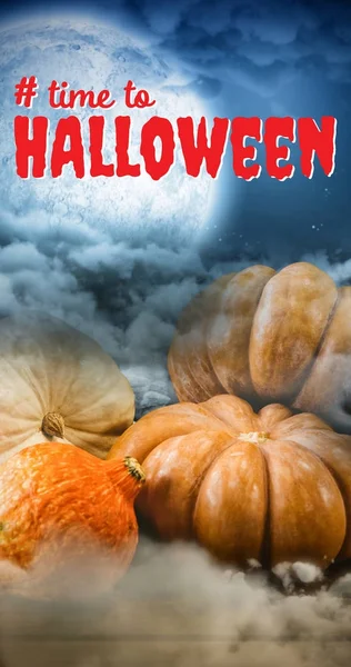 Czas na Halloween tekst — Zdjęcie stockowe