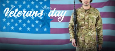 asker tüfeği karşı bize et kalınlığı ile yivli bayrak