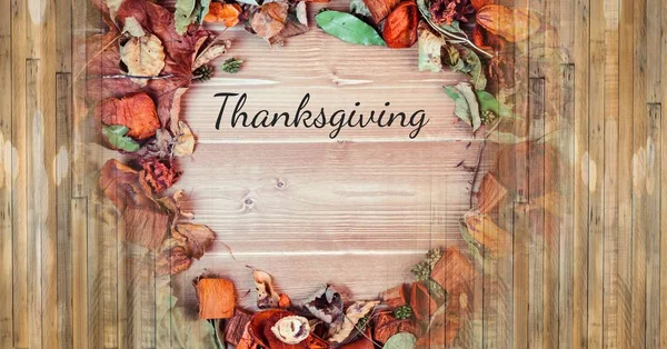 Gelukkige Thanksgiving SMS — Stockfoto