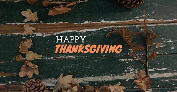 Happy thanksgiving text — Stock Photo, Image