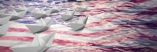 Kağıt tekne grafik görüntü 