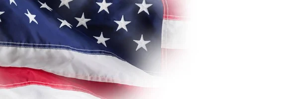 Marco completo de la bandera americana arrugada —  Fotos de Stock