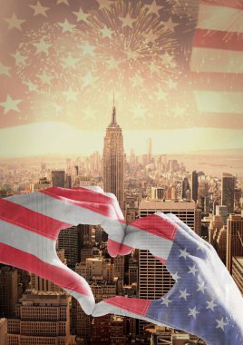 Gaziler günü, ABD ellerinde bayrak