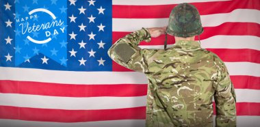 Askeri asker selamlayan 